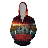 Stranger Things Hoodie Stranger Things 3D Printed Hoodie Coat