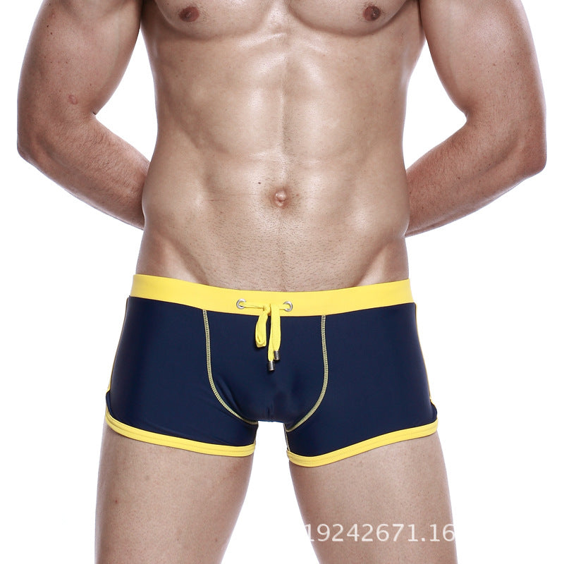 Men Swim Trunks Fashion Swimming Trunks Seaside Men