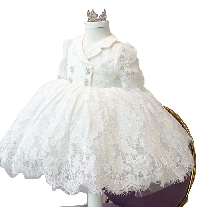 Summer Rompers Lace Costume Children Princess Dress
