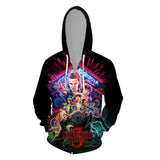 Stranger Things Hoodie Stranger Things 3D Printed Hoodie Coat