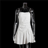 Mini Club Dresses Women's Solid Color Summer Fairy Dress