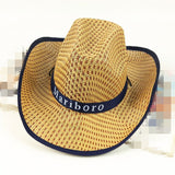 Cowgirl Hats Straw Hat Men's Sunhat Summer Men Women Sun-Proof Straw Hat