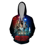 Stranger Things Hoodie Stranger Things 3D Printed Hoodie Coat