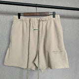 Fog Fear of God Essentials Shorts Double Line Shorts Drawstring Reflective Embroidery High Street Shorts Men