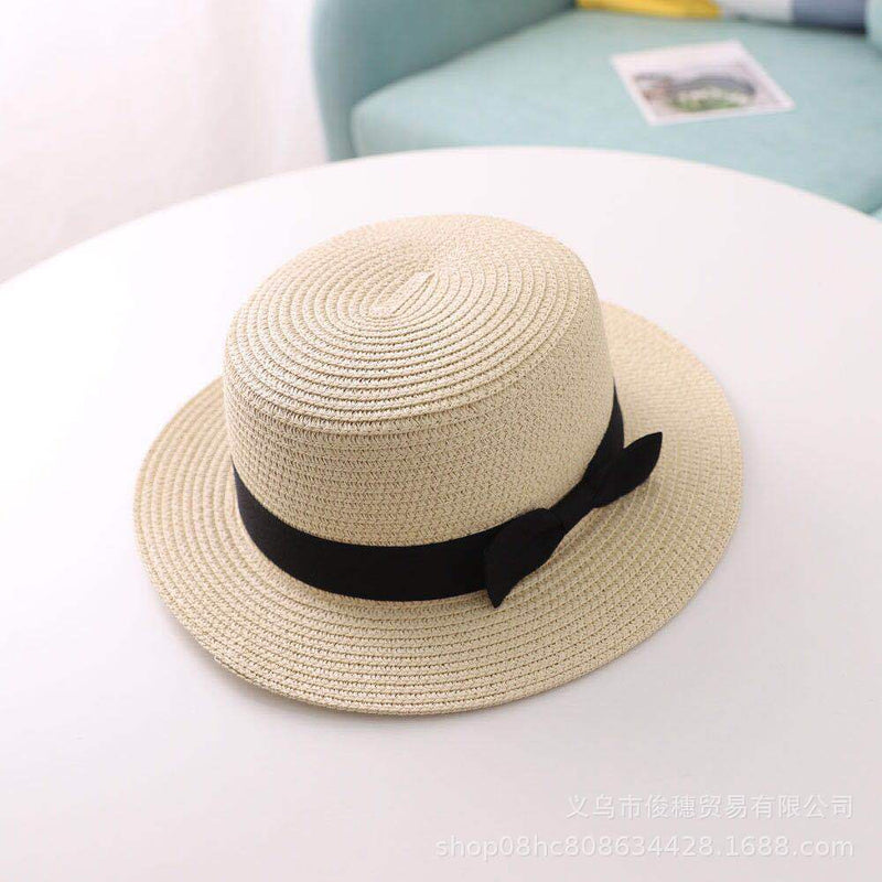 Fedora Golf Hats Spring and Summer Straw Hat Retro Sun-Proof Beach Hat
