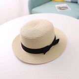 Fedora Golf Hats Spring and Summer Straw Hat Retro Sun-Proof Beach Hat