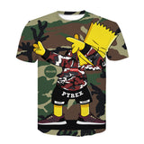 Homer Simpson Shirt Men's Casual Printed Short Sleeves T-shirt