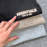 Fog Fear of God Essentials Shorts Double Line Shorts Drawstring Reflective Embroidery High Street Shorts Men