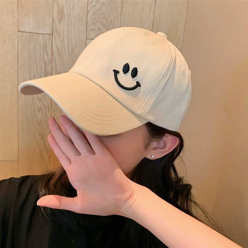 Smiley Face Cap Cap Sun Baseball Cap
