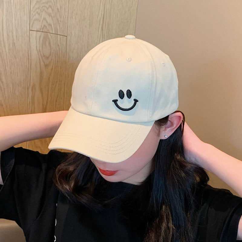 Smiley Face Cap Cap Sun Baseball Cap