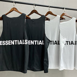 Fog Fear of God Essentials Vest Mesh Double-Sided Sleeveless Bottoming Shirt