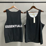 Fog Fear of God Essentials Vest Mesh Double-Sided Sleeveless Bottoming Shirt
