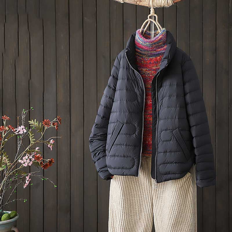 Women Winter Coats Puffer Jacket Down Coat Winter Down Jacket Female Stand Collar White Duck Down Women's Warm Coat