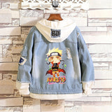 Comic Denim Jacket Spring and Autumn Denim Jacket