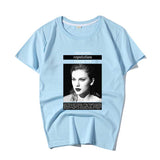 Taylor Swift Merch Men's and Women's Taylor Reputation Short-Sleeved T-shirt Couple Half Sleeve