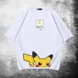 Men and Women Pokemon Pikachu T Shirt Pikachu Short Sleeve T-shirt for Men