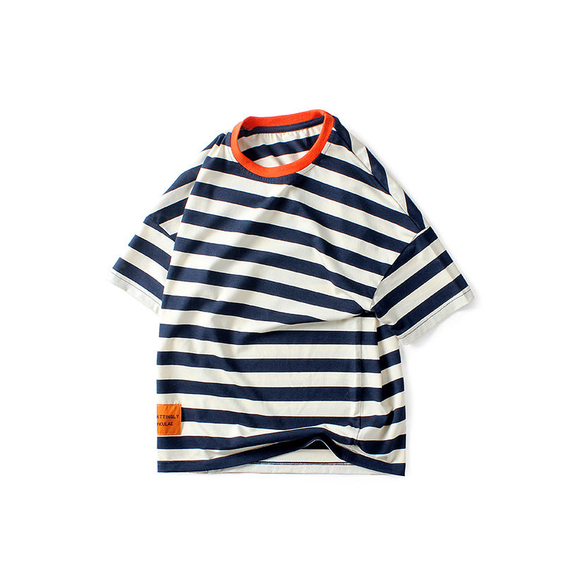 Children T Shrits Summer Short-Sleeve Shirt for Boys T-shirt Children's Short Sleeve
