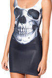 Skull Dress Printed Vest Dress