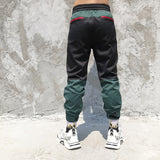 Man Fall Outfits Cargo Pants Color Matching Ankle-Length Pants Ankle-Tied Stitching Casual Men and Women Function Multi-Pocket Overalls