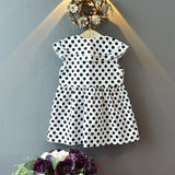 Girl Dress Polka Dot Dress Sleeveless Vest Dress