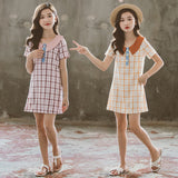 Girls' Dress Summer Short Sleeve Princess Dress Children GIRL'S Summer Dress