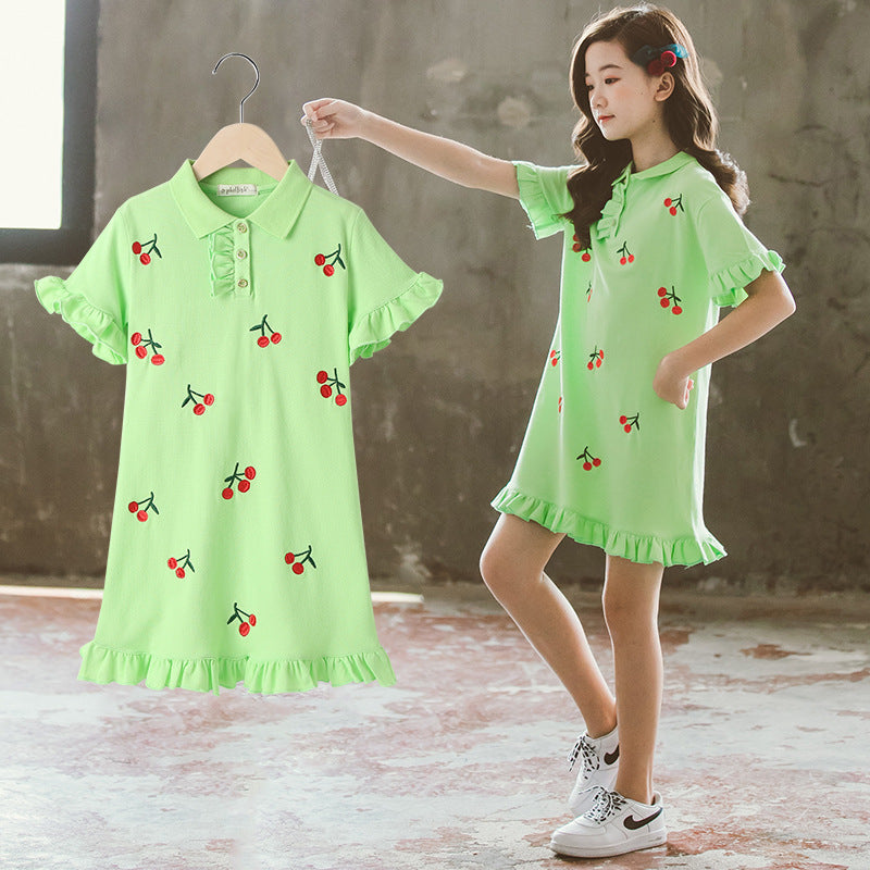 Girls' Dress Summer Kids' Skirt Children GIRL'S Summer Dress