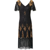 1920S Dress Vintage Sequin Bead Dress