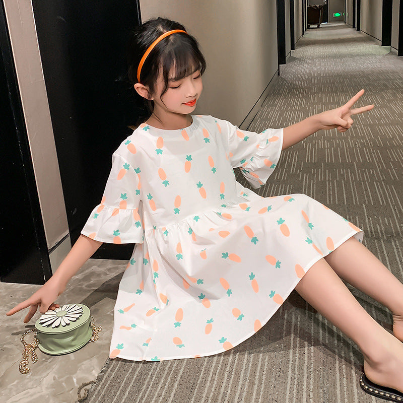 Summer Bow Dress Princess Dress Girl Dresses
