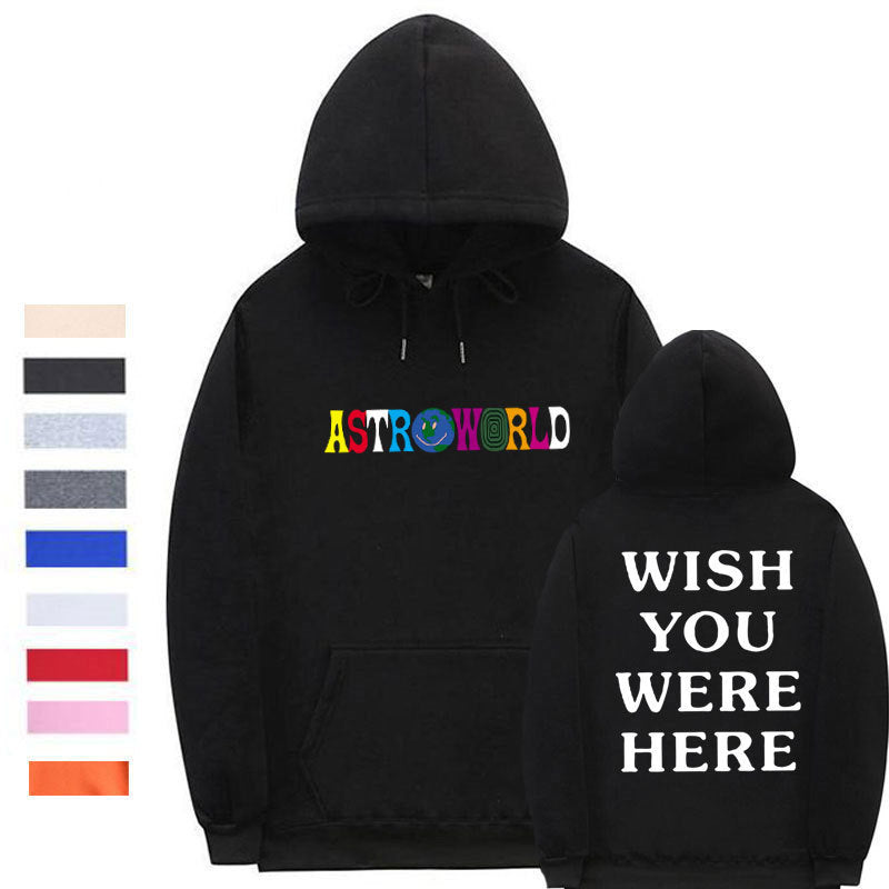 Travis Scott Astroworld Hoodie Men's Casual Sweatshirt