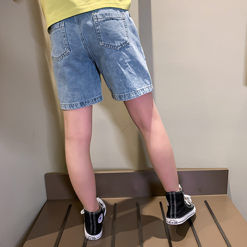 Summer Denim Shorts Girls' Children's Pants Children Girl Shorts