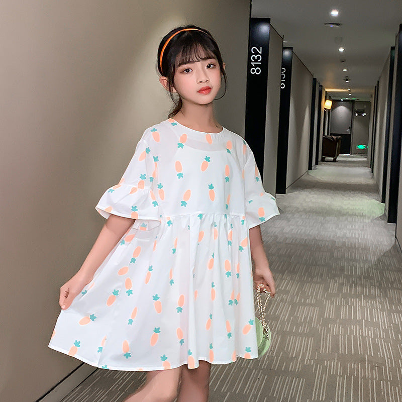 Summer Bow Dress Princess Dress Girl Dresses
