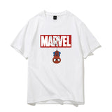 Marvel T Shirt Summer Short Sleeve Trendy Loose Printed Men's T-shirt