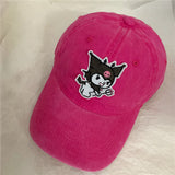 My Melody Hat Kuromi Hat Peaked Cap Adjustable Girl's Cap Sun Hat