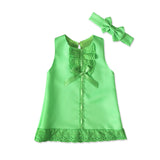 Baby Girl Christening Dress Children's Summer Sleeveless Bow Dress