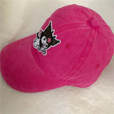 My Melody Hat Kuromi Hat Peaked Cap Adjustable Girl's Cap Sun Hat
