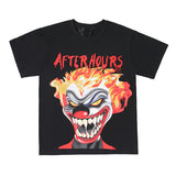 After Hours Vlone T Shirt Clown Character Print