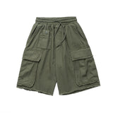 Man Fall Outfits Cargo Pants Casual Pants Men's Retro Functional Large Pocket Overalls Shorts Men's