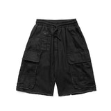 Man Fall Outfits Cargo Pants Casual Pants Men's Retro Functional Large Pocket Overalls Shorts Men's