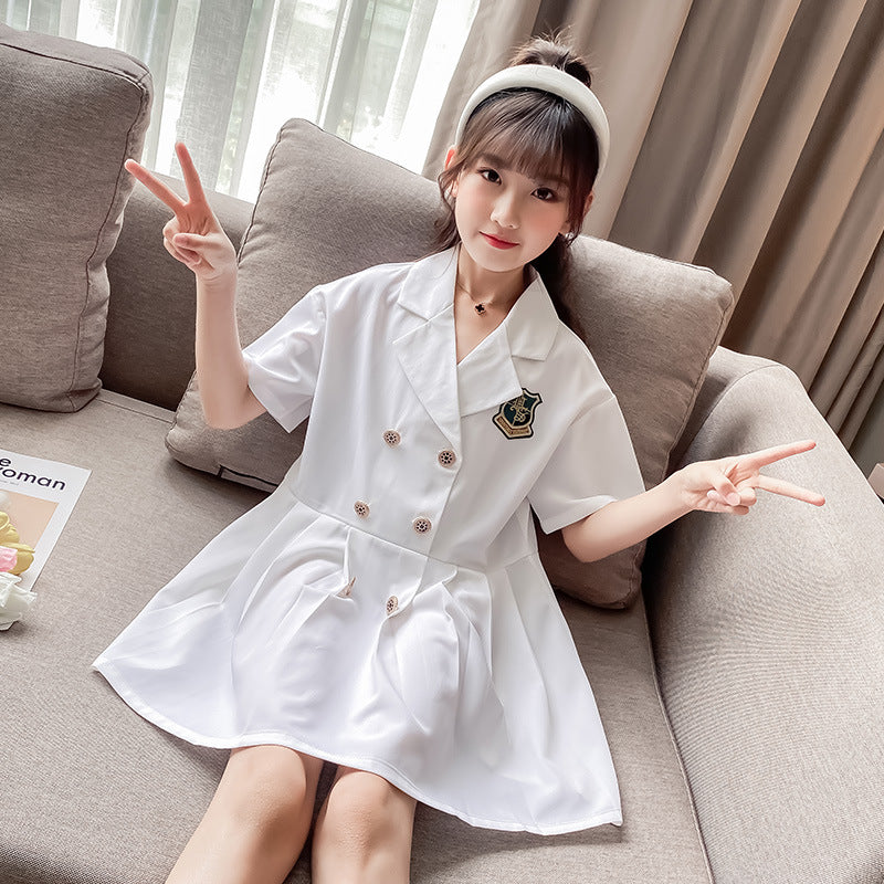 Summer Children's Suit Skirt Chiffon Skirt Girl Dresses