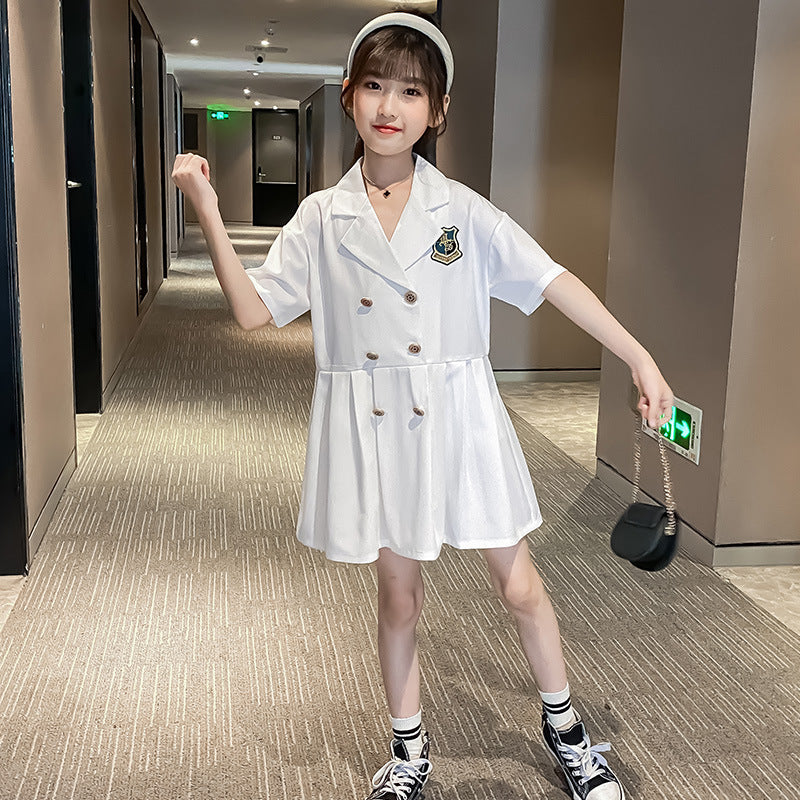 Summer Children's Suit Skirt Chiffon Skirt Girl Dresses