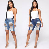 Women Patchwork Jeans Fashion