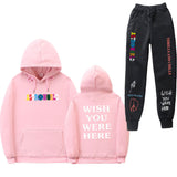 Travis Scott Astroworld Hoodie & Pant 2 Piece Set Sweatshirt Suit Men and Women Sports Suit