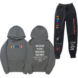 Travis Scott Astroworld Hoodie & Pant 2 Piece Set Sweatshirt Suit Men and Women Sports Suit
