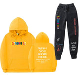 Travis Scott Astroworld Hoodie & Pant 2 Piece Set Sweatshirt Suit Men and Women Sports Suit