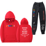 Travis Scott Astroworld Hoodie & Pant 2 Piece Set Sweatshirt Suit Men and Women Sports Suit
