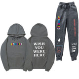 Travis Scott Astroworld Hoodie & Pant 2 Piece Set Sweatshirt Suit Men and Women Sports Suit