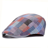 Check Beret Hat Men's and Women's Plaid Spring, Summer, Autumn Breathable