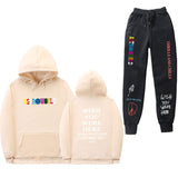 Travis Scott Astroworld Hoodie & Pant 2 Piece Set Sweatshirt Suit Men and Women Sports Suit