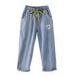 Girls' Jeans Spring and Summer Children's Loose Trousers Children Girl Pants