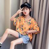 Short-Sleeved T-shirt Summer Loose Half-Sleeve Top Girl T Shirts